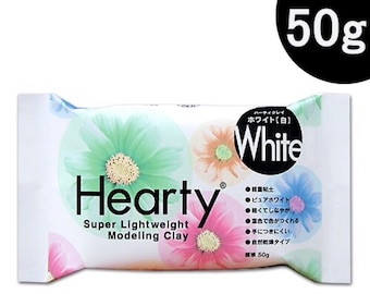 50g Padico White Hearty Super Lightweight Air Dry Modeling Clay Dollhouse Miniature Food Flower Dessert Jewellery Figure Craft Supply