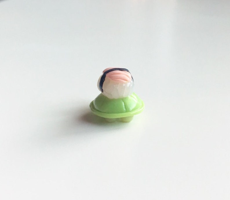 Sushi Turtle Clay Charm Kawaii CharmsPolymer ClayPlanner Charms