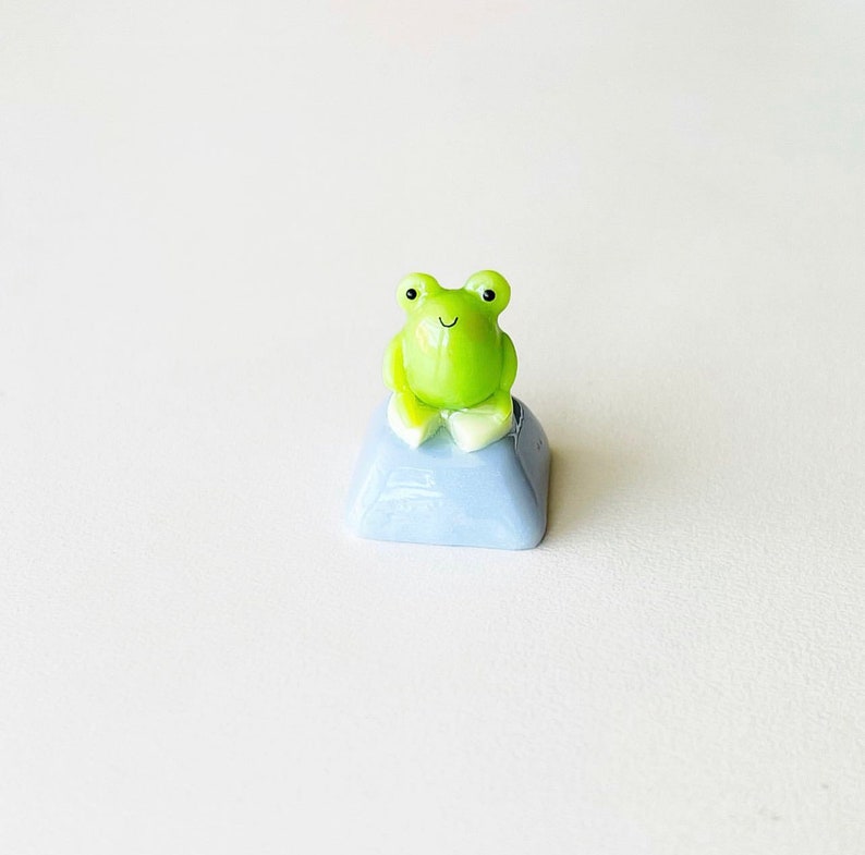 Frog Keycap/polymer Clay/artisan Keycaps/frog Etsy