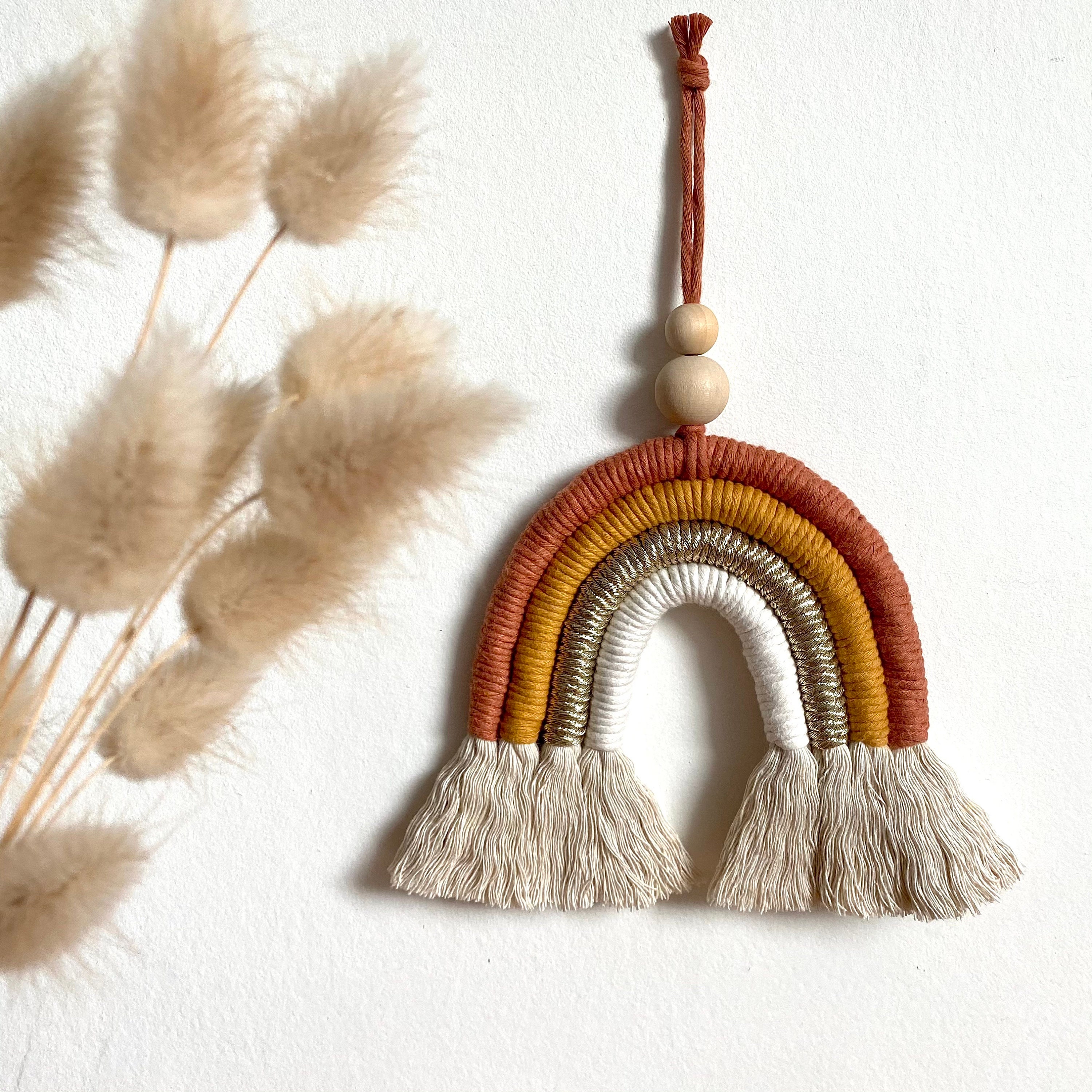 Arc en Ciel Macramé, Rainbow, Coloris Au Choix