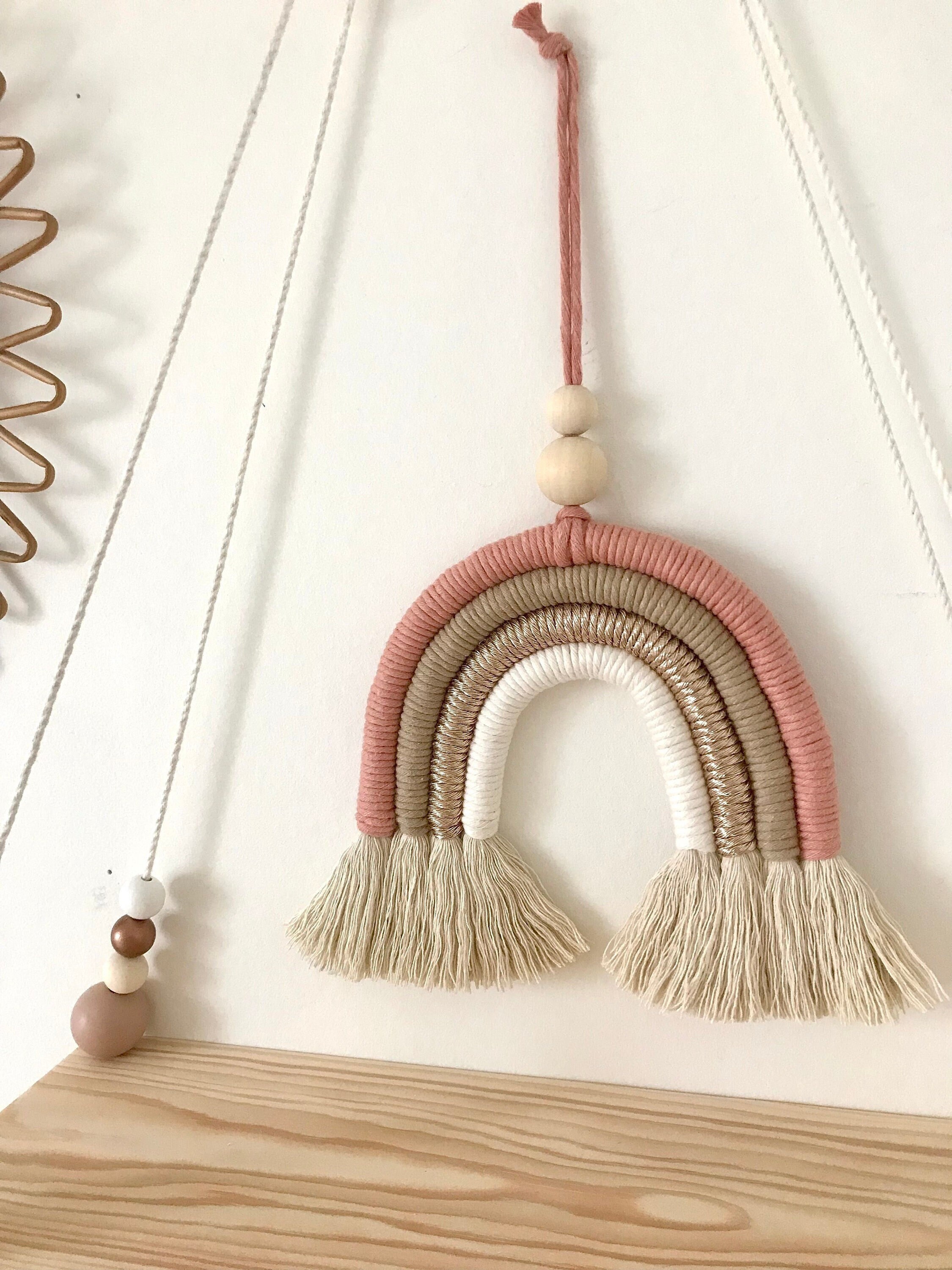 Arc en Ciel Macramé, Rainbow, Coloris Au Choix