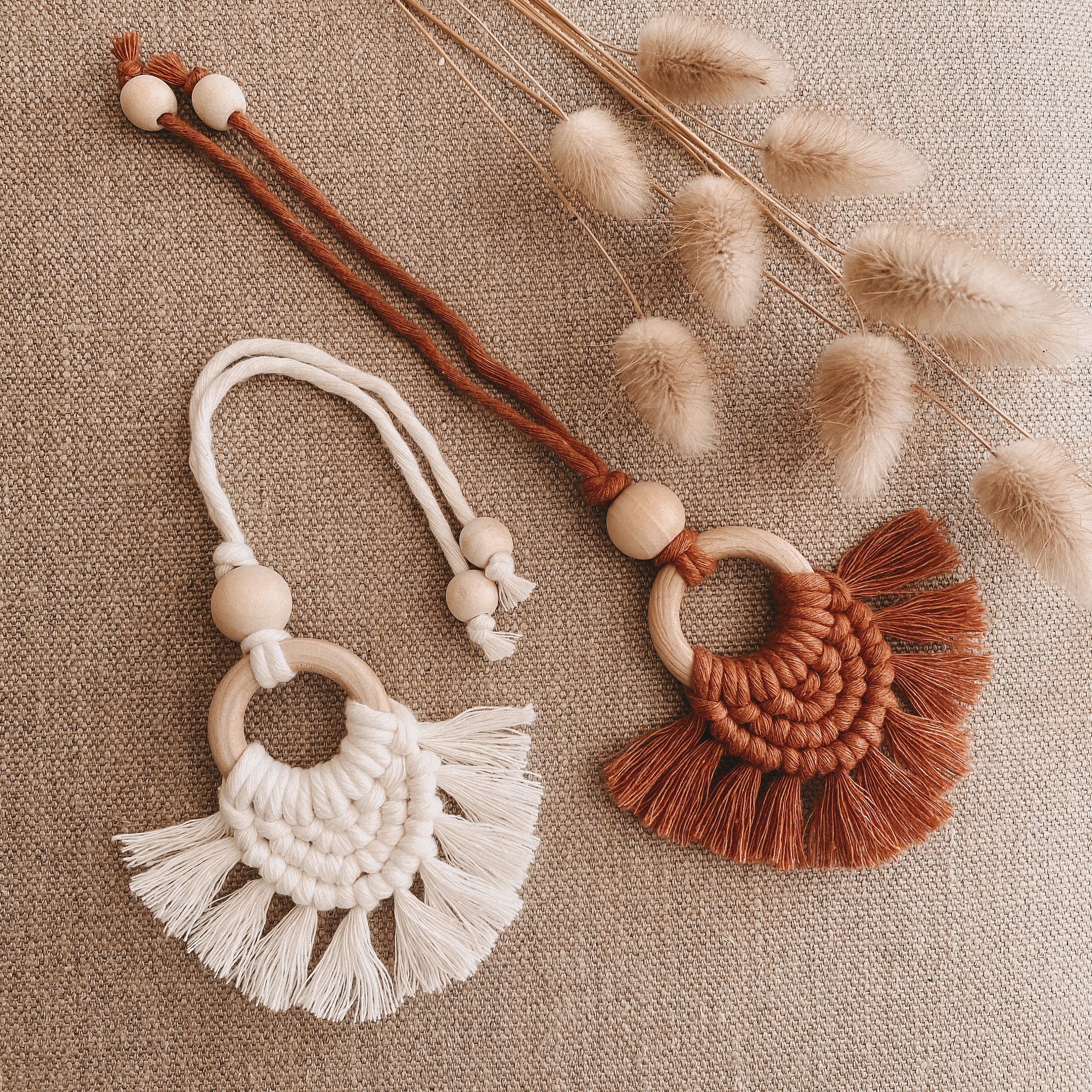 Diffuseur Macramé, Mini Suspension Macramé