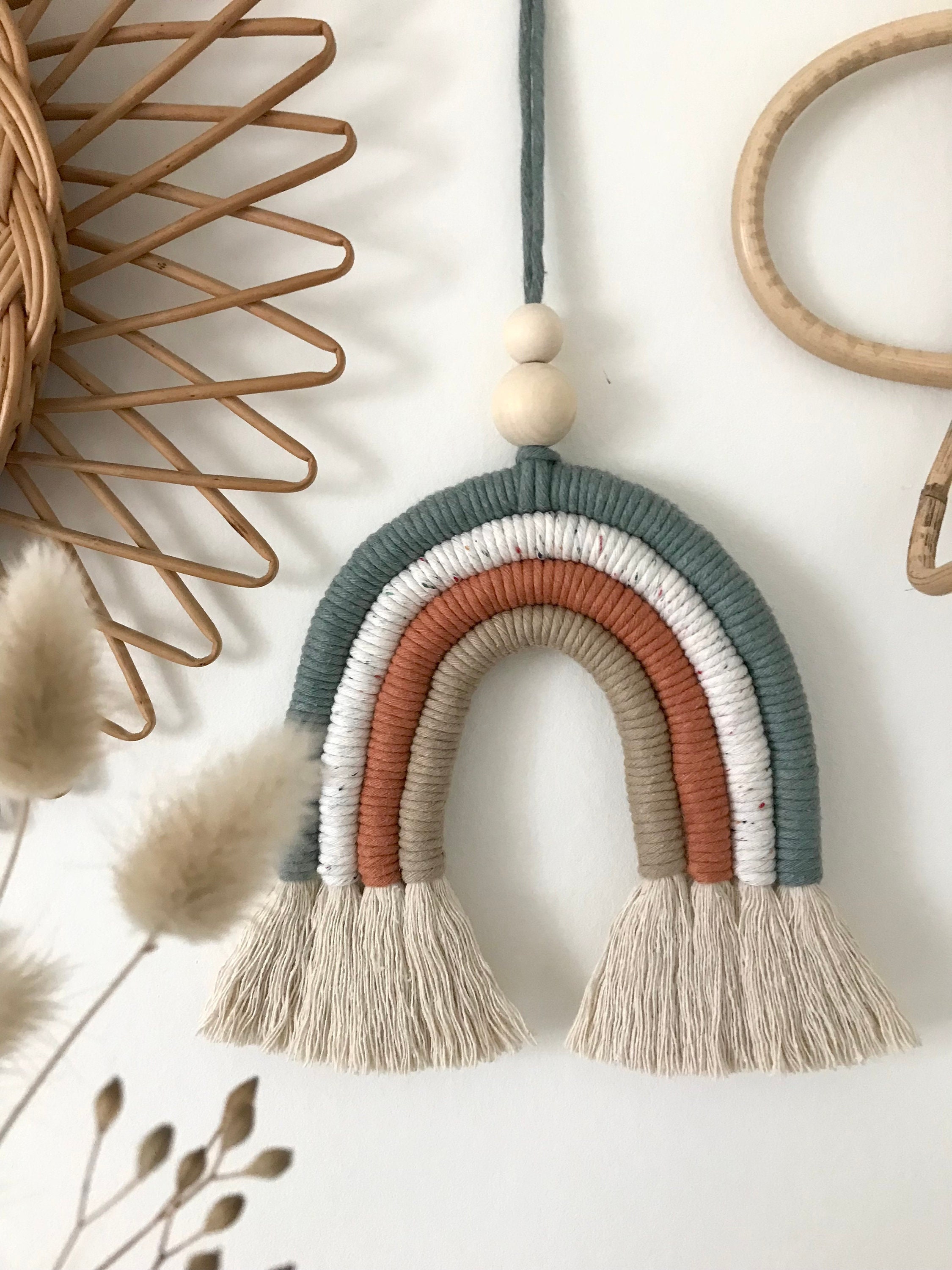 Arc en Ciel Macramé, Rainbow, Coloris Au Choix