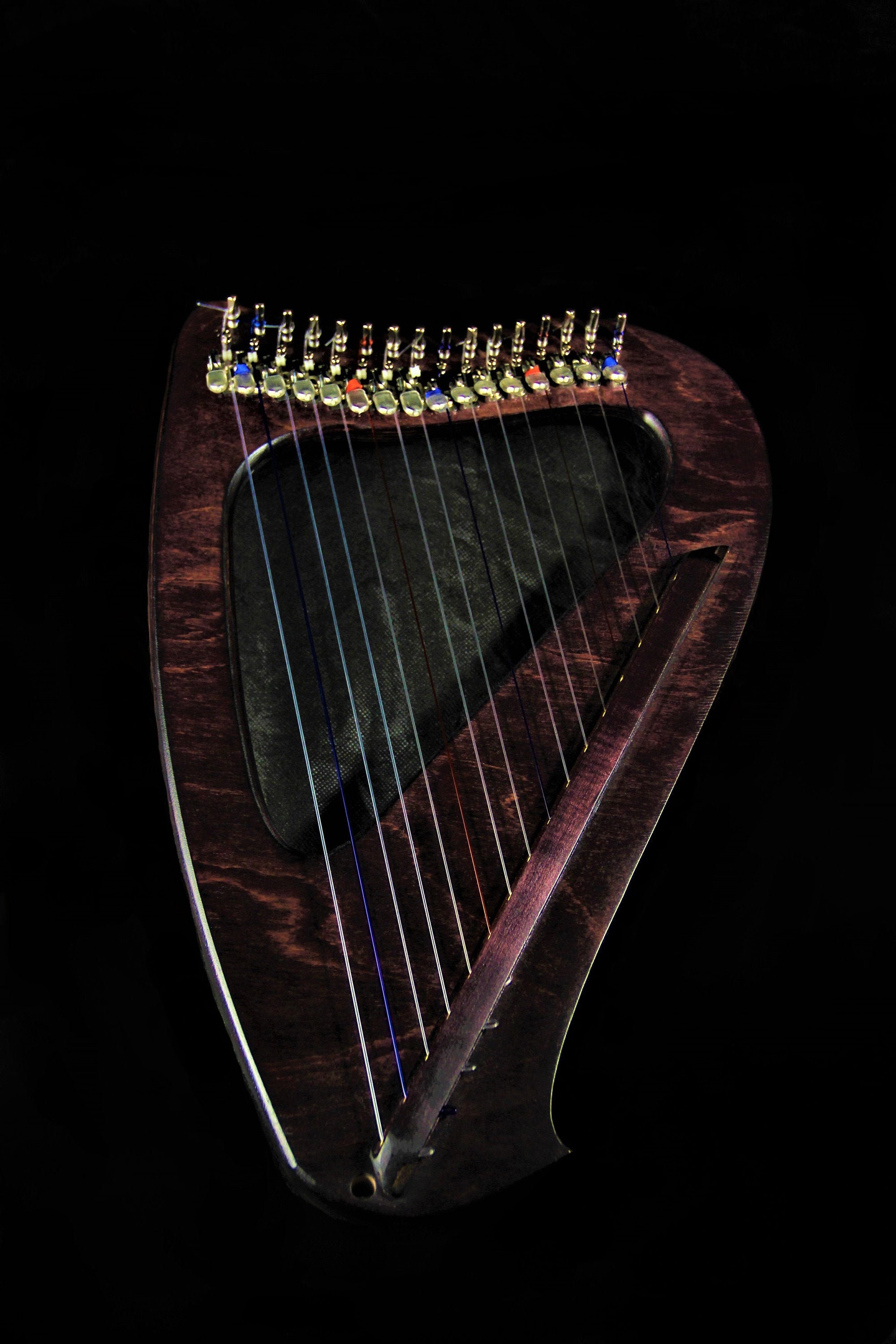 Harpe Celtique Saoirse 16 Cordes Violet Contreplaque Etsy Canada