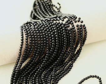 Glass beads 3 mm Thread of 80 beads