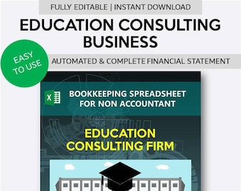 Small Business Bookkeeping Template Overseas Study Consultant Income Statement Education Consulting Firm Bookkeeping for Non Accountant Small Business Bookkeeping Template Overseas Study Consultant Income Statement Education Consulting Firm Bookkeeping for Non Accountant