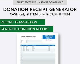 non profit donation etsy