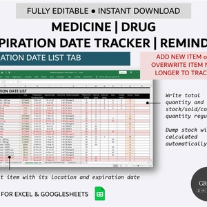 Photo inspiration: Vytorin Medical Expiration Date Aid Reference: Medicine Expiry Date Tracker Simple Drug Inventory Database With