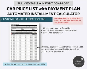 Car Price List With Payment Plan Vehicle Price List With