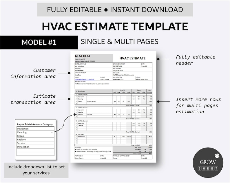 printable-hvac-estimate-template-job-estimate-template-etsy-israel