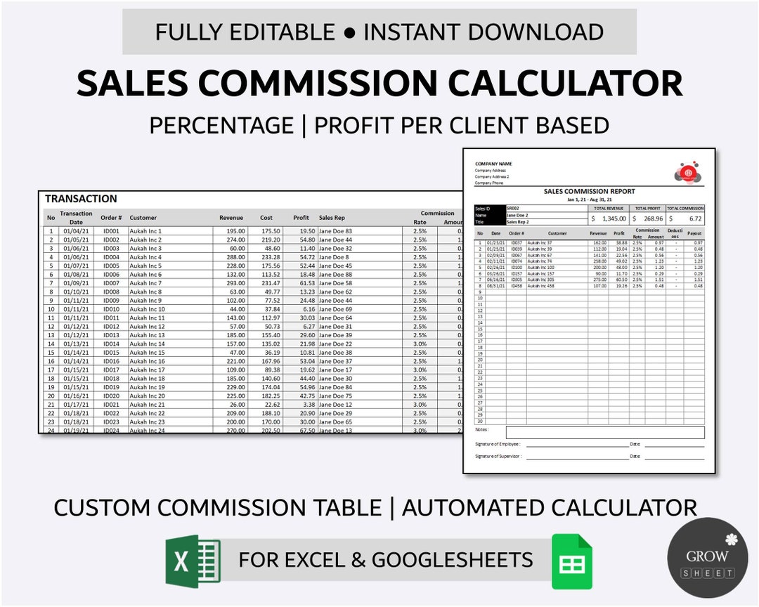 Sales Commission Calculator Automated Tiered Commission Calculator