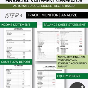 Restaurant Business Financial Statement Generator | Automated Income ...