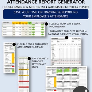 Employee Attendance Tracker and Report Generator | Leave Planner ...