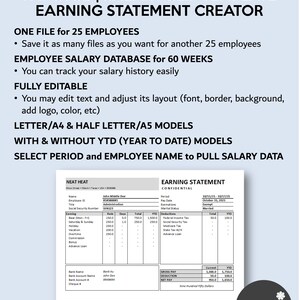 Salary Slip Generator | Pay Slip Creator With Daily Employee Database ...