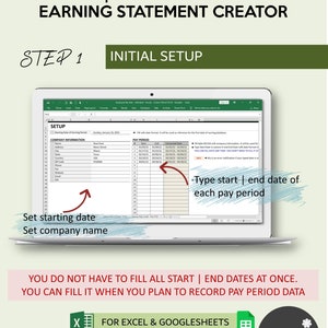 Pay Stub Generator With Database | Pay Slip Creator for Hourly Employee ...