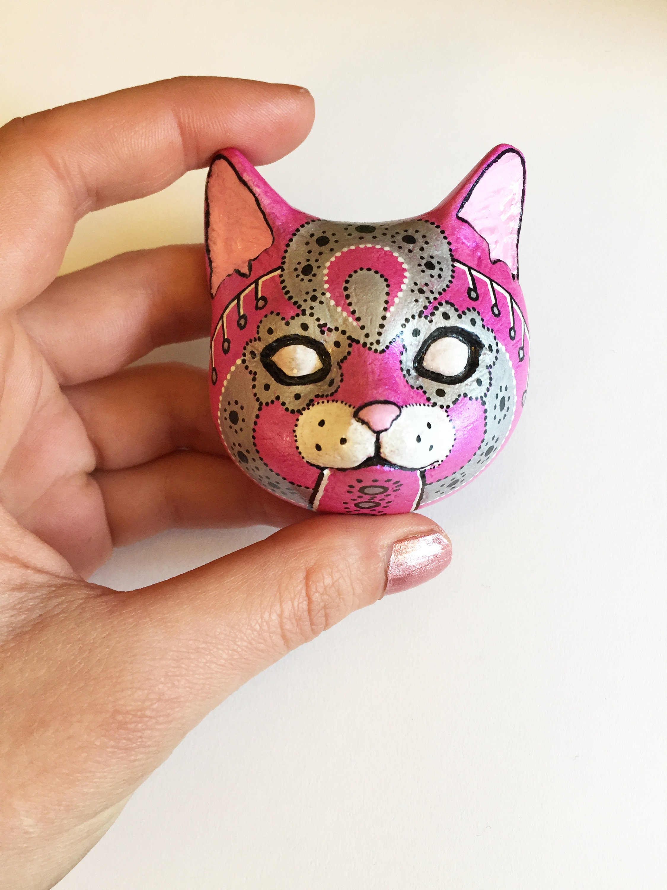 Aimant Chat // Calavera Bonbon - Cat Magnet Candy Calavera