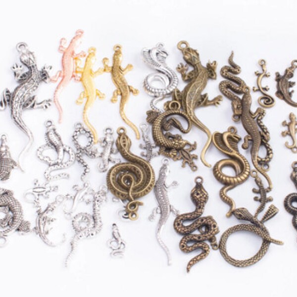 50g 100g Snake Lizard Mixed Charms Pendant Bracelets Colliers Anklet Brooch DIY Accessories for Wholesale Craft Jewelry Making 50g Snake Lizard Mixed Charms Colliers Anklet Brooch DIY Accessories for Wholesale Craft Jewelry Making 50g Snake Lizard Mixed Charms Colliers Anklet Brooch DIY Accessories for Wholesale Craft Jewelry Making 50g Snake Lizard Mixed Charms Colliers Anklet Brooch DIY Accessories