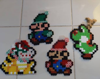 Mario-strijkkraal Kerstboomversieringen