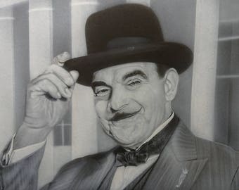 Airbrushed Portrait of Poirot