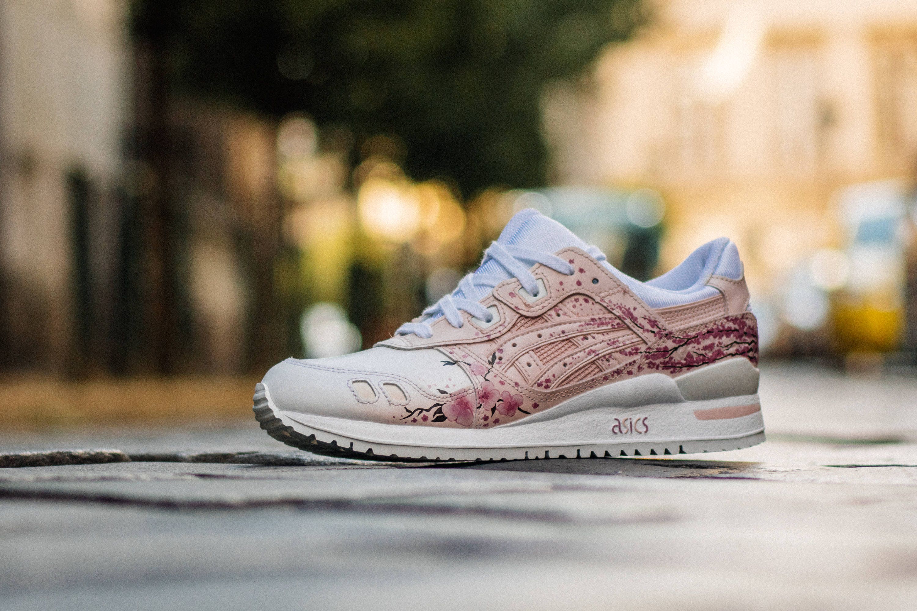 Custom Asics Gel Lyte cherry Blossom -