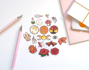 Witchcraft Sticker Set - 19 Stickers