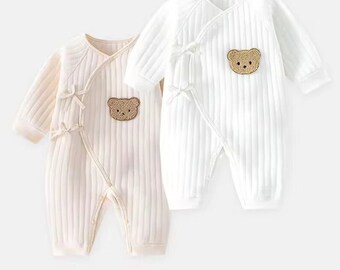 Teddy Bear Baby Grow  | Teddy bear baby romper| | Baby clothes | Bear design | Unisex clothes | Cute baby clothes | Baby gift