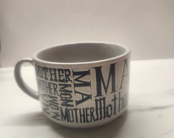 Funky Ma Mom Mother Extra Large Coffee Tea Mug