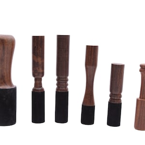 Singing Bowl mallet, Singing bowls stick with leather wrapped and unique design singing bowl mallet striker wooden mallet for Tibetan Bowls