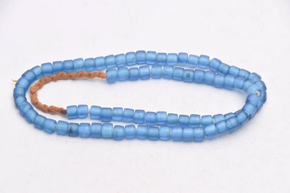 Vintage Ethnic Necklaces Strands with Sky blue co… - image 7