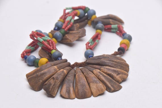 Traditional ethnic Vintage NAGA Necklace of uniqu… - image 3