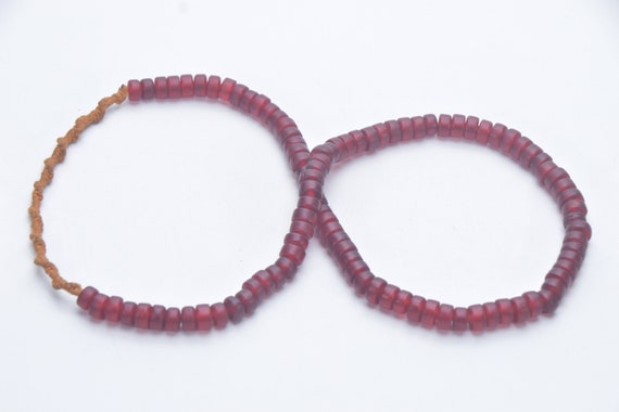Glass bead Necklace Unique Ethnic Necklace Handma… - image 3