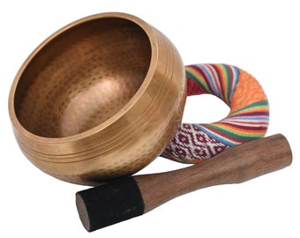 24 hrs. Sales 30% Off on Large Tibetan Singing Bowl meditation hand hammered yoga bowl Healing Sound meditation  Zen Decor Gifts