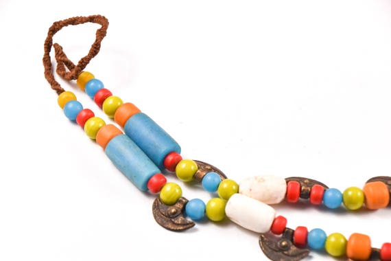Traditional NAGA Necklace with Old Handmade havin… - image 7