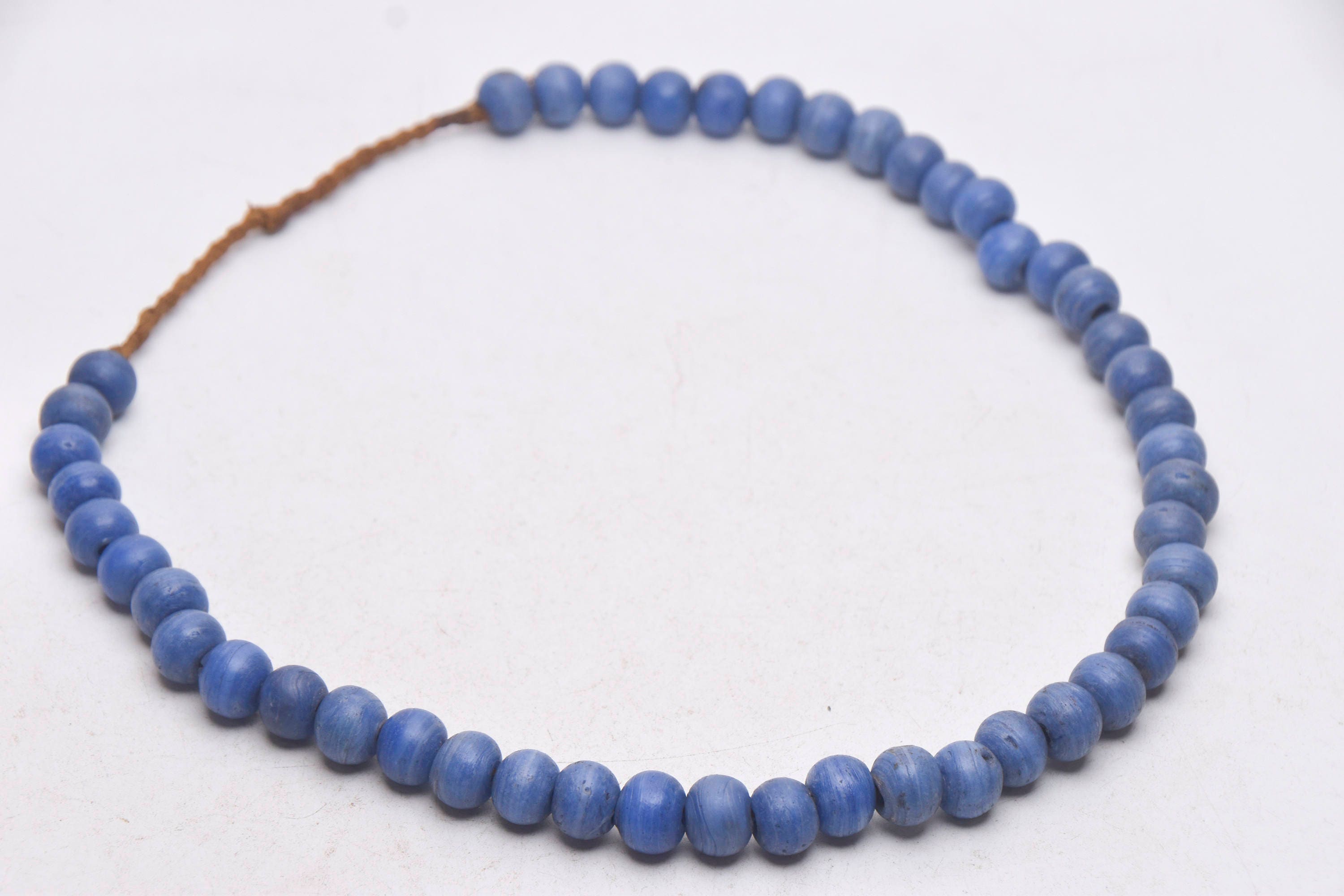 Authentic Tibetan Blue Clay Bead Necklace  Handmade Ethnic Jewelry from  Nepal – Cultural Elements