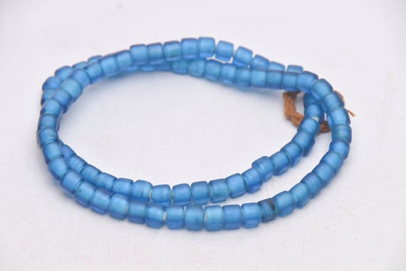 Vintage Ethnic Necklaces Strands with Sky blue co… - image 1