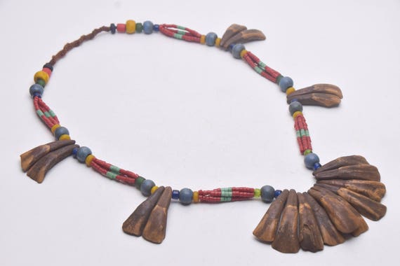 Traditional ethnic Vintage NAGA Necklace of uniqu… - image 1