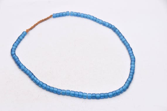Vintage Ethnic Necklaces Strands with Sky blue co… - image 2