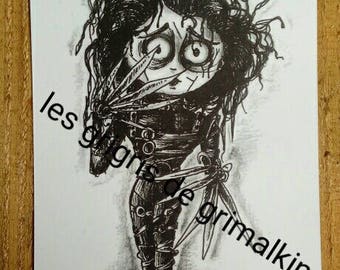 Cards postcards tim burton