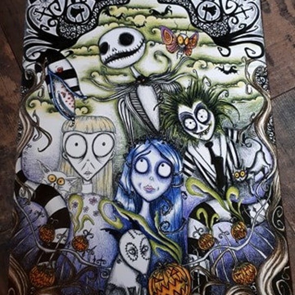 print 30x42cm tim burton