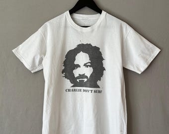 Charles Manson Charlie's Angels tシャツ　XL Amazon.com: Charles Manson Family Charlie's Angels 70s Retro