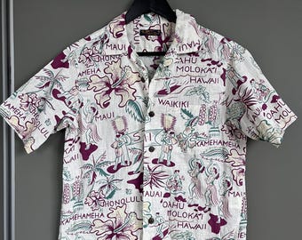Sun Surf Vintage Aloha Short Sleeve Shirt sz S