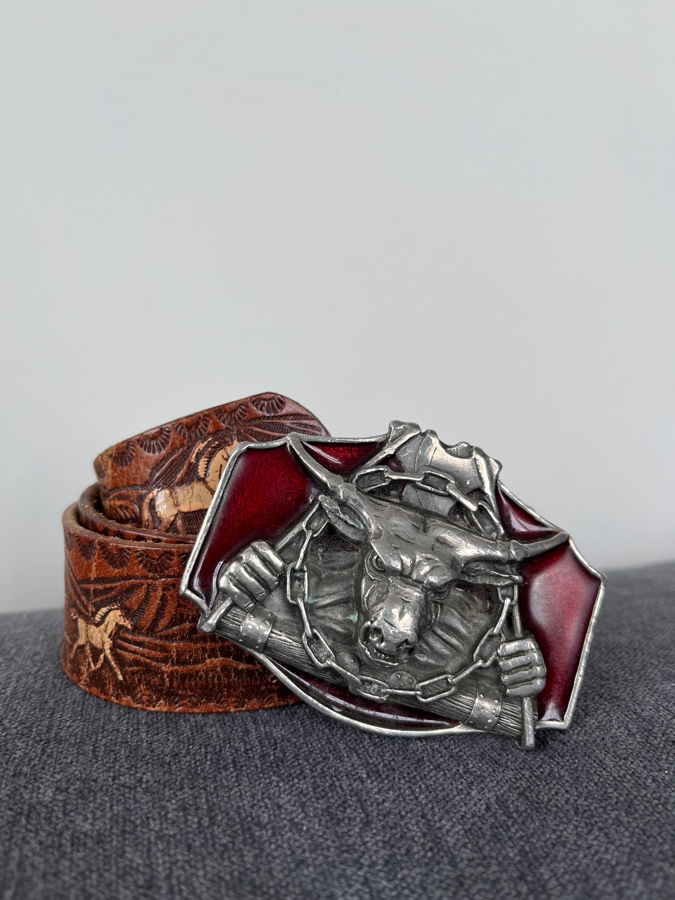 Straight to Hell-‘Dutch’ Leather Belt -Medium-UNIF Hello fellow monotonous mentors! I main image 3