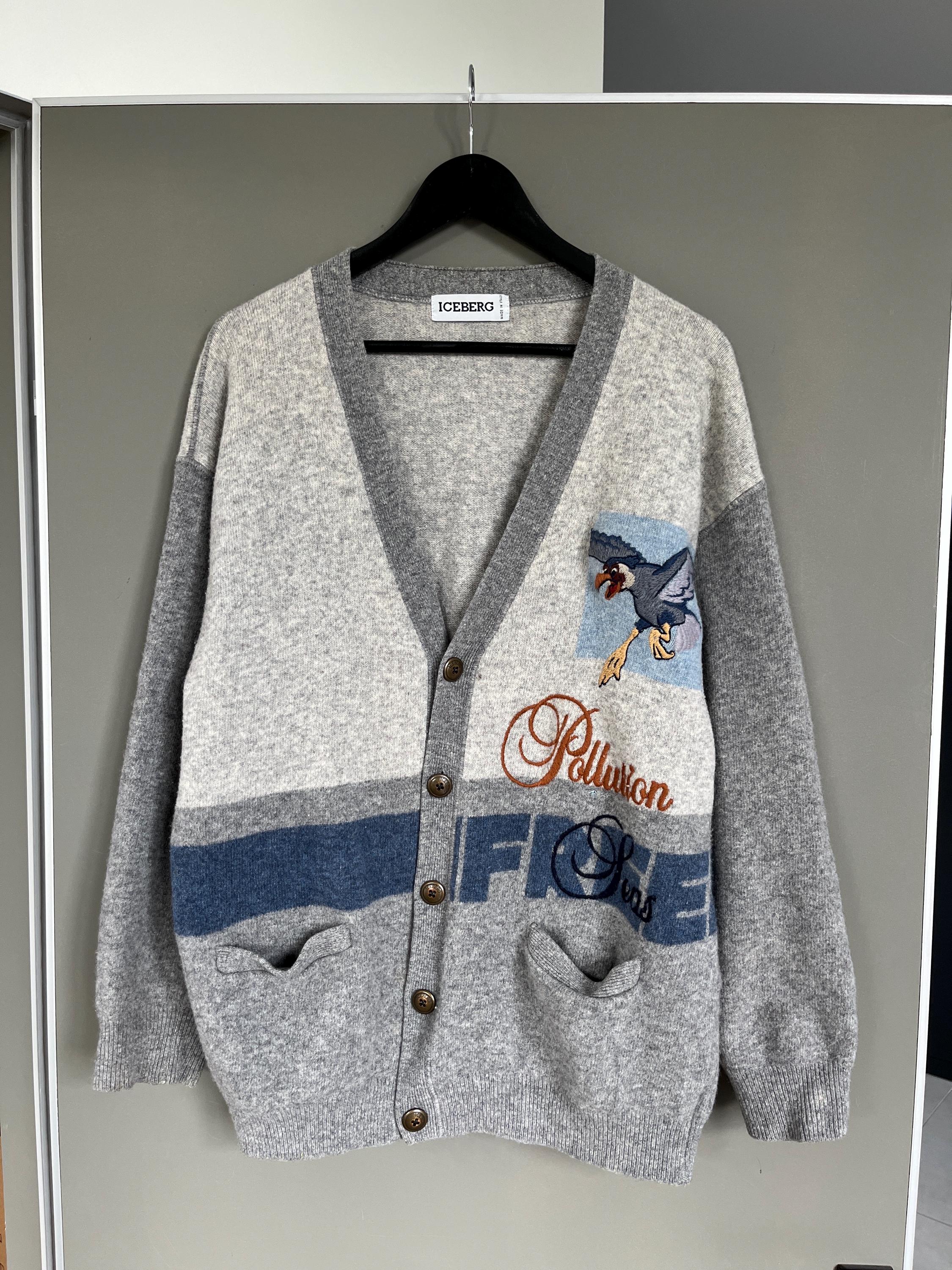 Vintage Iceberg Cardigan - Etsy