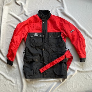 Belstaff Vintage Trialmaster 500 Nylon Motorcycle Jacket sz S