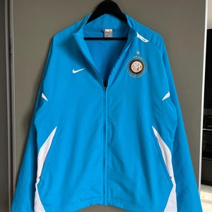 Nike Inter Milan 100 Ani Blue Light Football Jacket sz XL