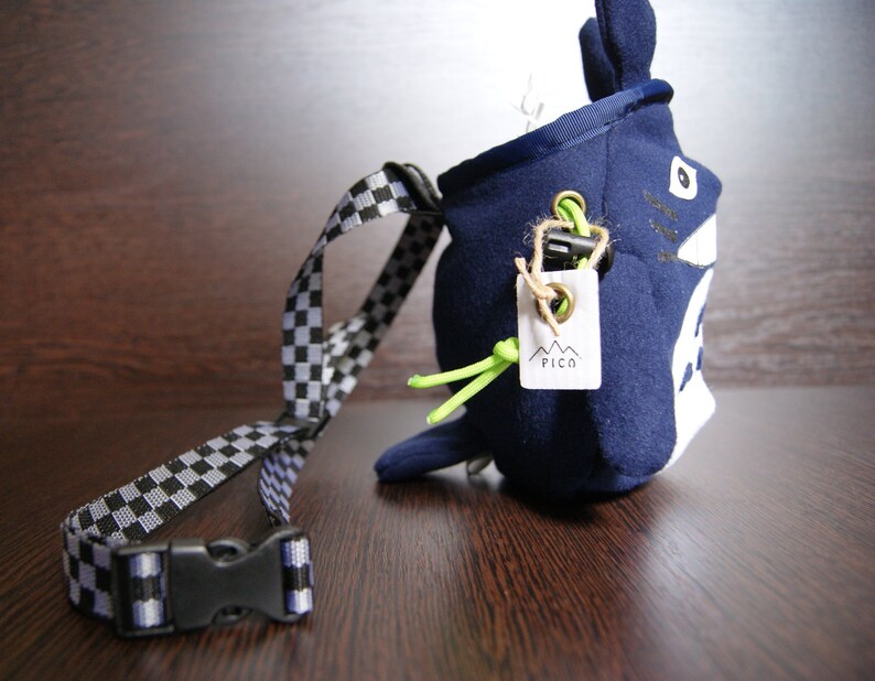 Rock climbing chalk bag Totoro Rock climbing gifts Etsy