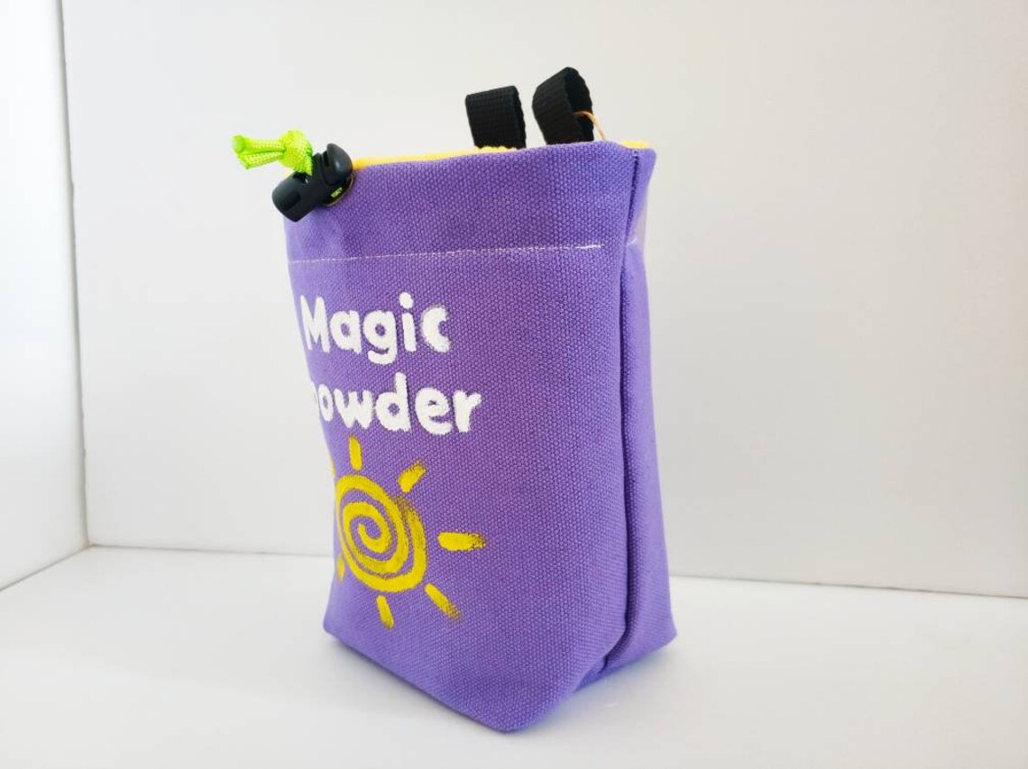 Rock Climbing Chalk Bag Magic Powder Sun Rock Climbing Etsy