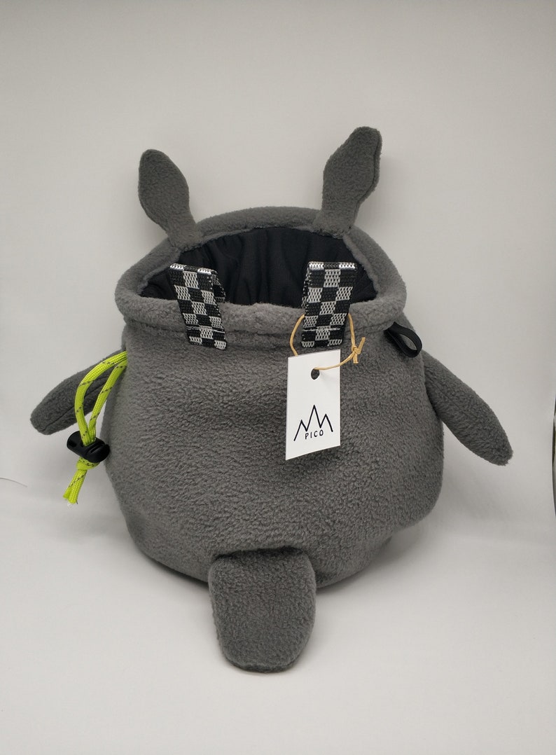 Rock climbing chalk bag Totoro Rock climbing gifts Etsy