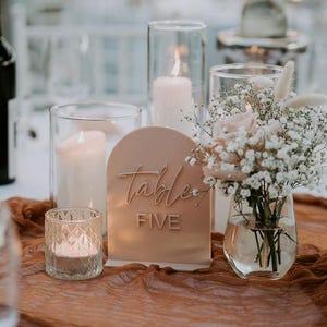Wedding Table Number, Neutral Table Sign, Table Sign Wedding, Modern Wedding, Arch Signage, Luxury Wedding Inspiration