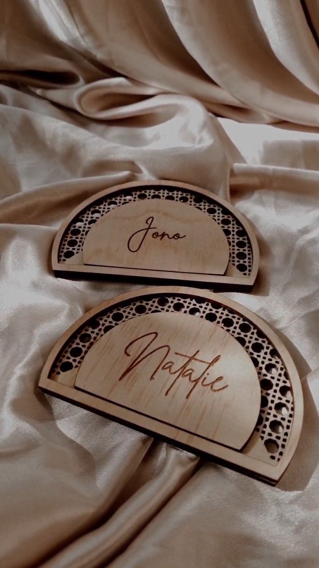 Wooden Name Place Cards Names for Weddings Names Tags Place Etsy